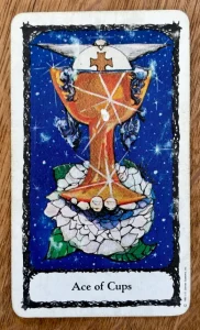 Sacred Rose Tarot - Ace of Cups
