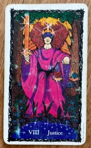Sacred Rose Tarot - Justice