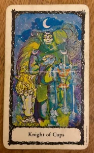 Sacred Rose Tarot - Knight of Cups