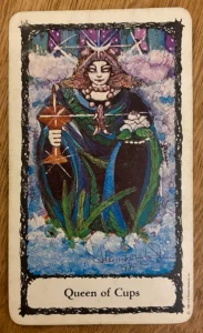 Sacred Rose Tarot - Queen of Wands