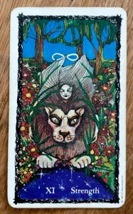 Sacred Rose Tarot - Strength