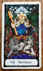 Sacred Rose Tarot - The Chariot