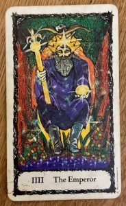 Sacred Rose Tarot - The Emperor