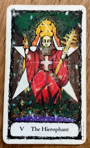 Sacred Rose Tarot - The Hierophant