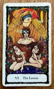Sacred Rose Tarot - The Lovers