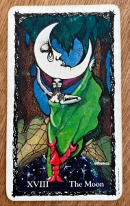 Sacred Rose Tarot - The Moon