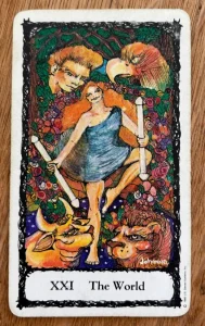 Sacred Rose Tarot - The World